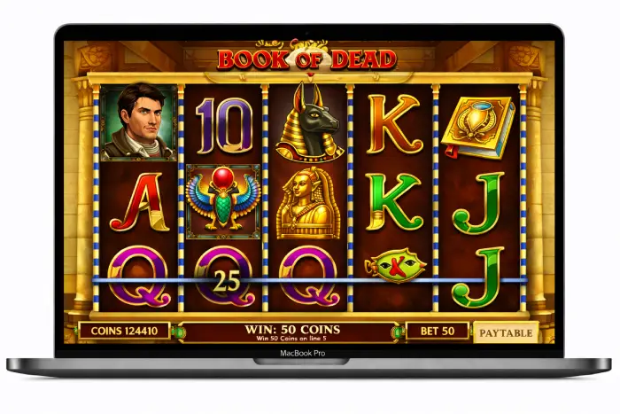 Book of Dead let's play on rickycasino3