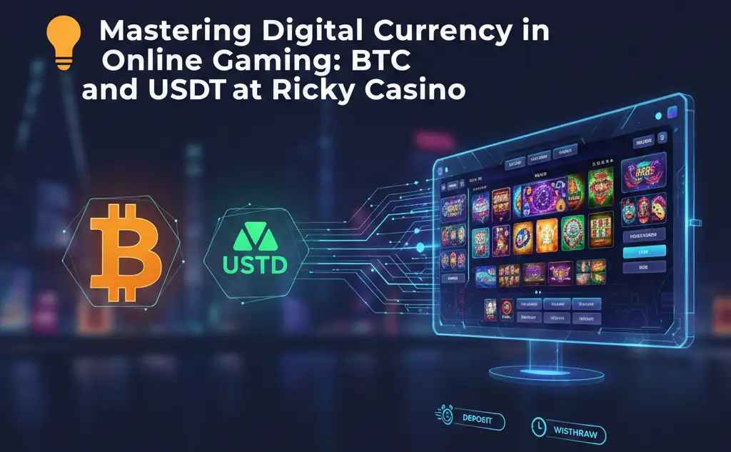 💡 Mastering Digital Currency in Online Gaming: BTC and USDT at Ricky Casino
